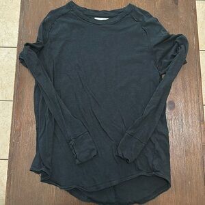 Black Free People Tunic Top